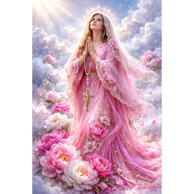 Embroidery Translate - Painting By Number Virgin Mary Digital