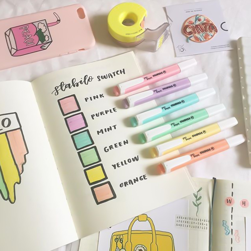 6 Pcs STABILO Highlighter 275  - огляд і ціна Stabilo Marker Boss