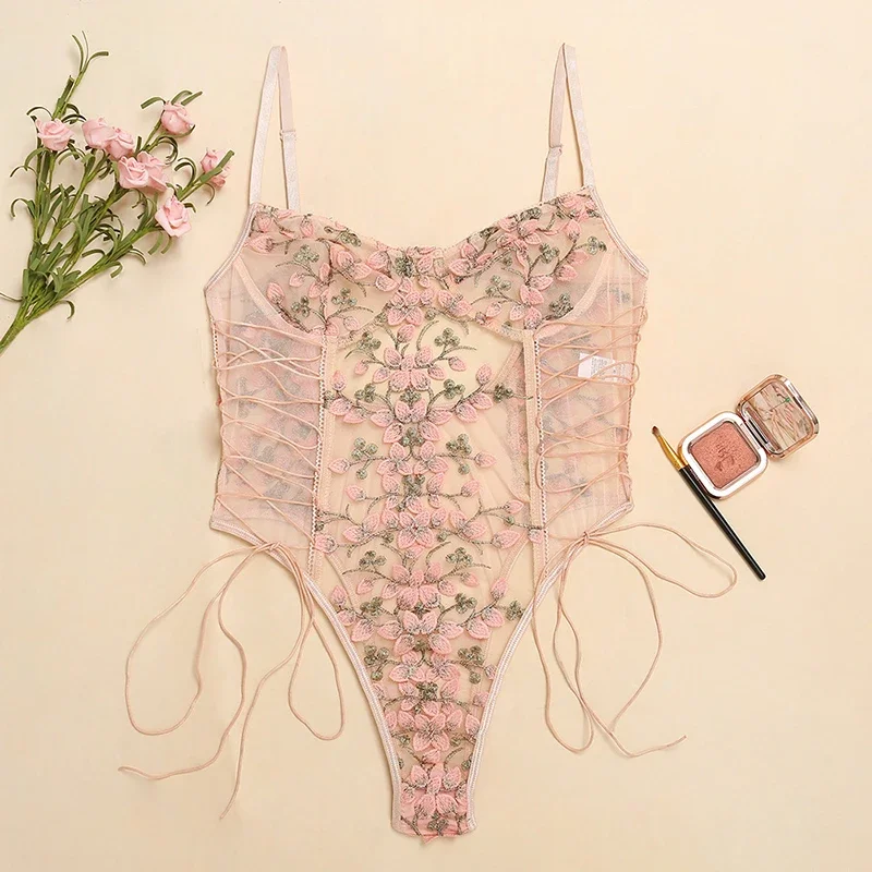Women Sexy Lingerie Bodysuit F - огляд і ціна Embroidery Underwear