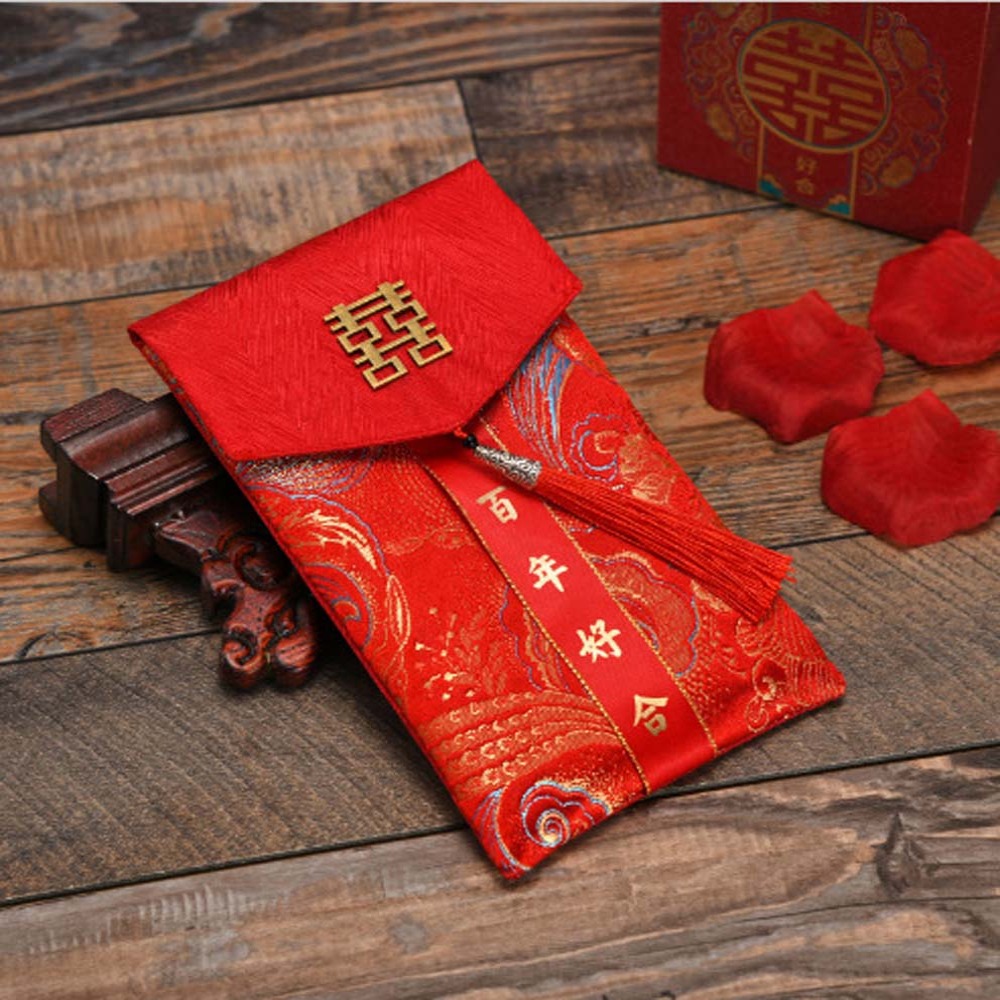 New Year Blessing Words Brocad - огляд і ціна Embroidery Cloth