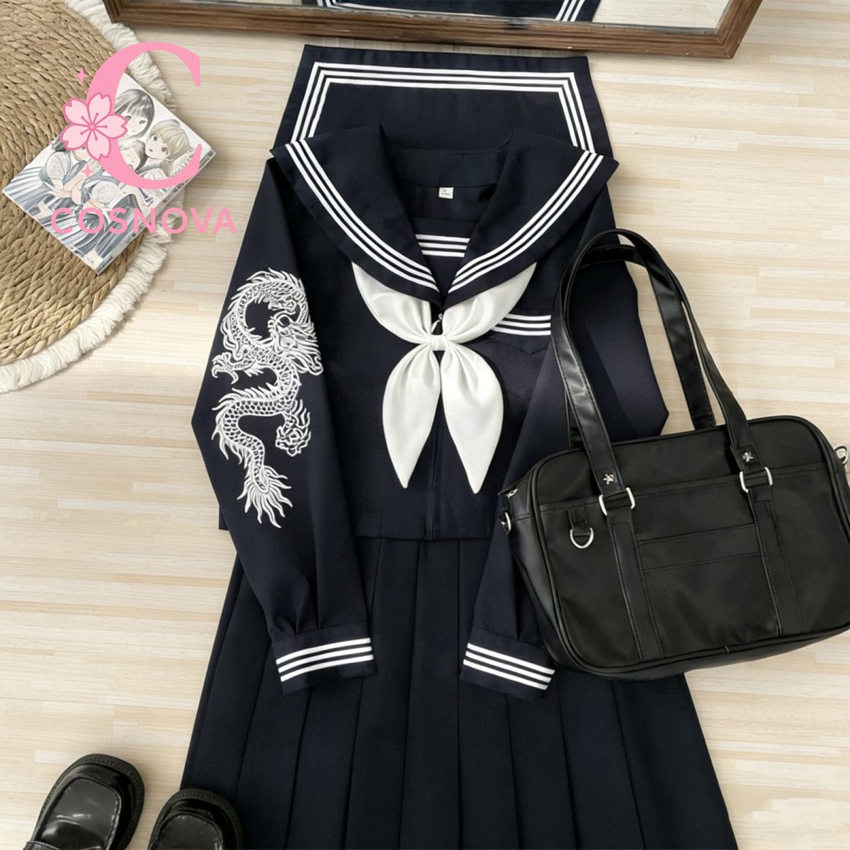Japanese Dark Goth Punk Sailor - огляд і ціна Embroidery Uniform