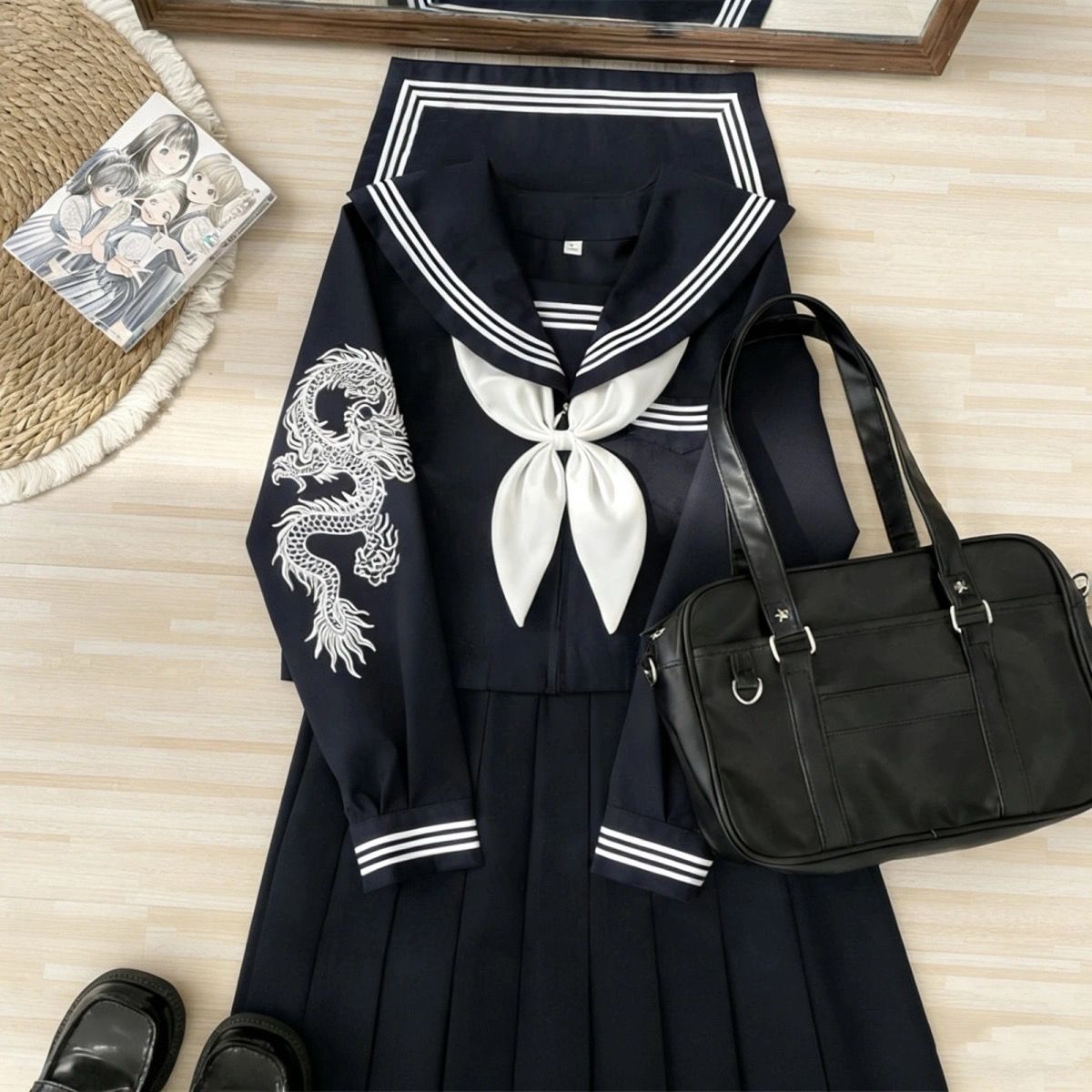 Japanese Dark Goth Punk Sailor - огляд і ціна Embroidery Uniform