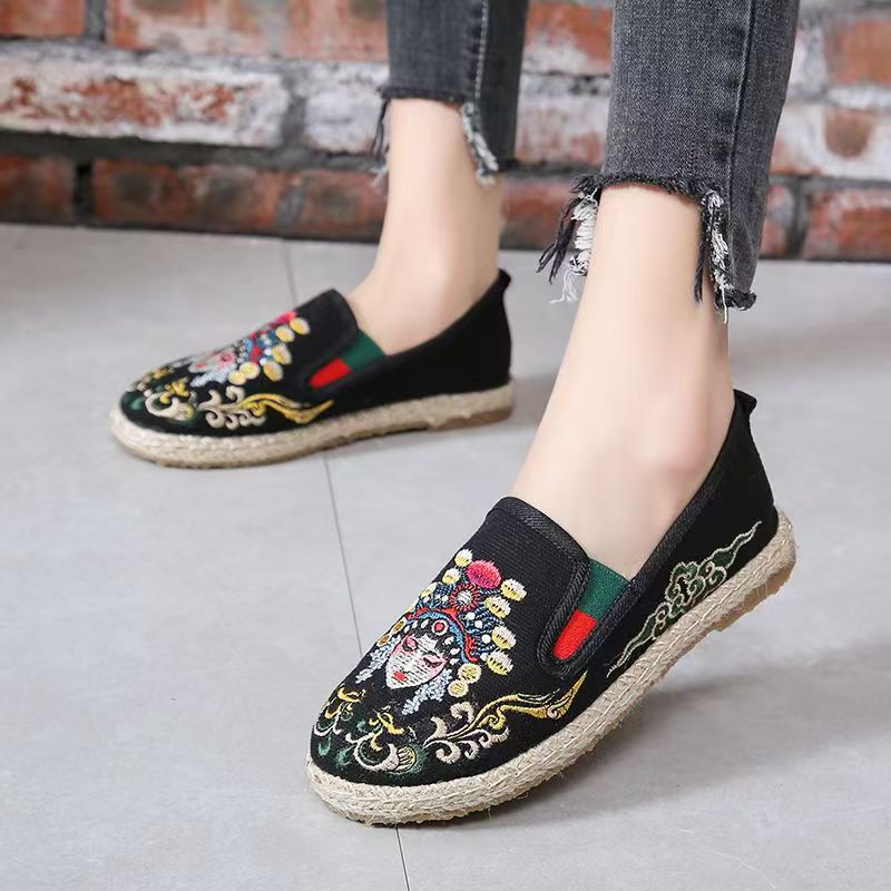 Women Flat Sole Embroidered Cl - огляд і ціна Embroidery Cloth