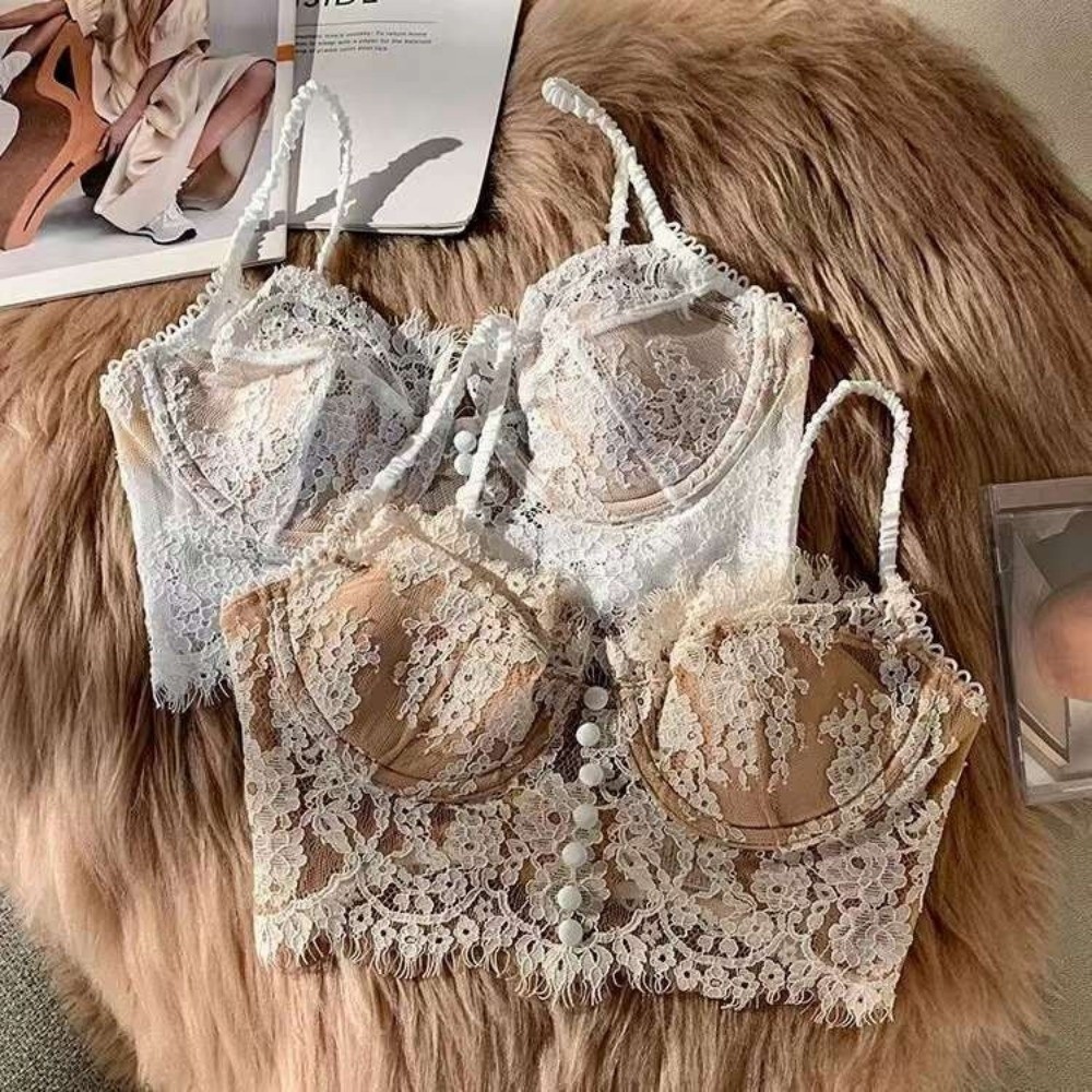 Flower Embroidery Lace Wireles - огляд і ціна Embroidery Underwear