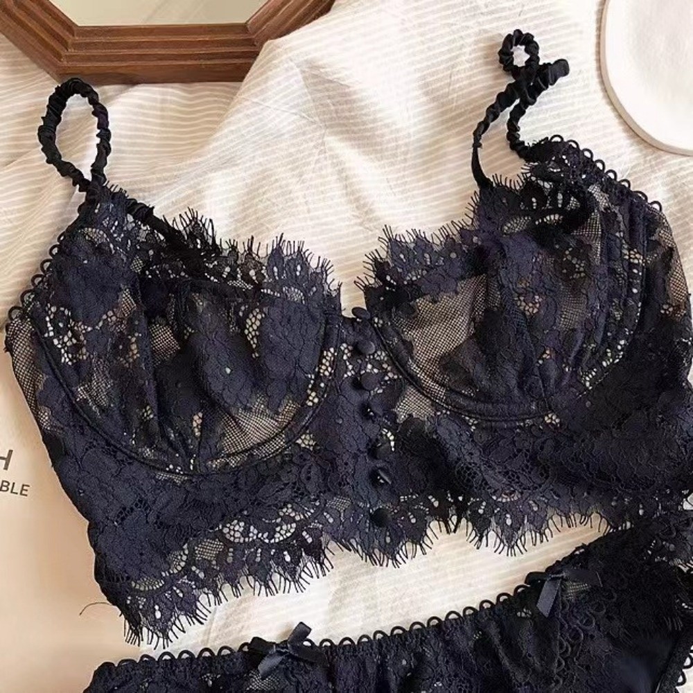 Flower Embroidery Lace Wireles - огляд і ціна Embroidery Underwear