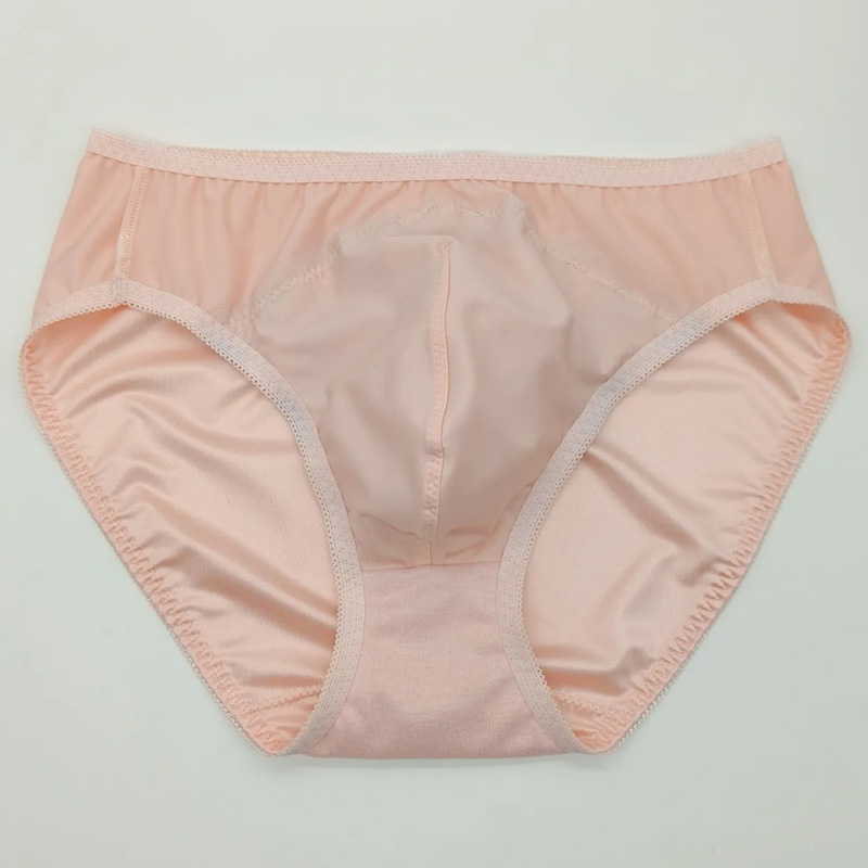Man's Lace Embroidery Pink Bri - огляд і ціна Embroidery Underwear