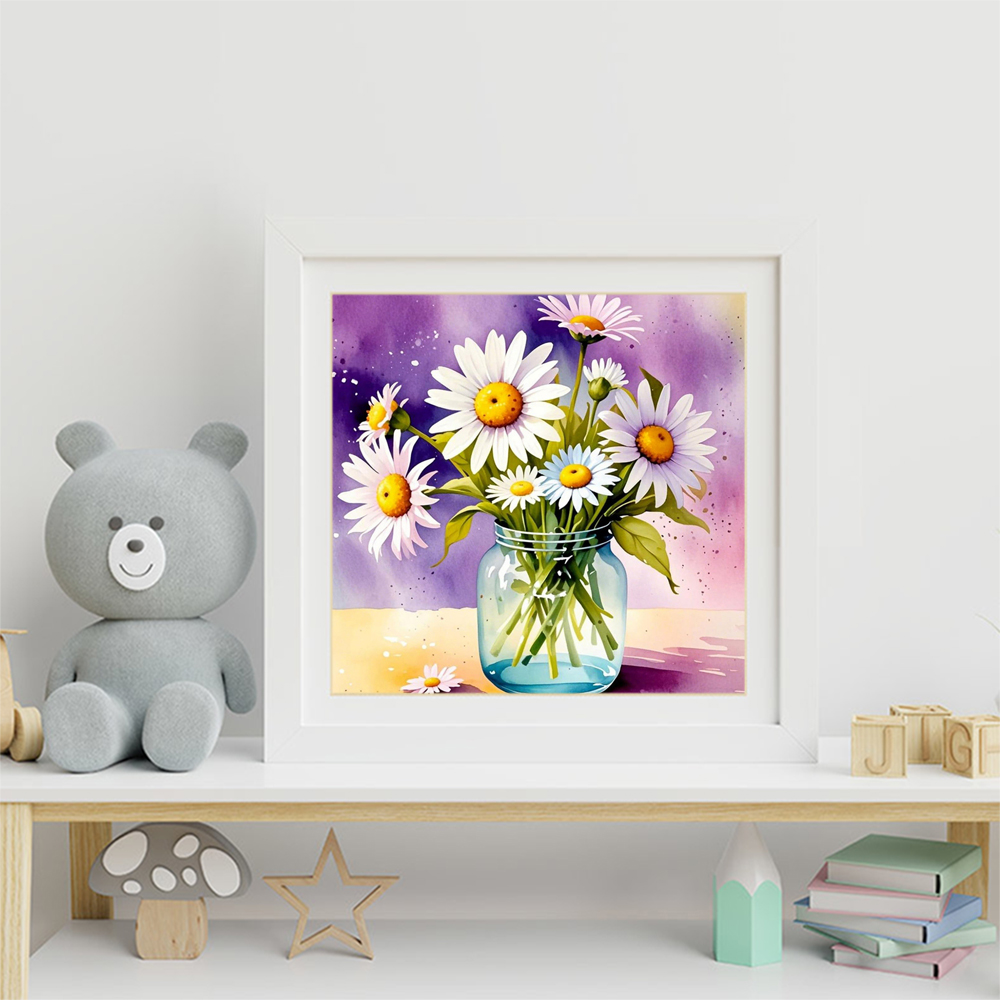 Evershine Diamond Embroidery F - огляд і ціна Embroidery Daisy Flower