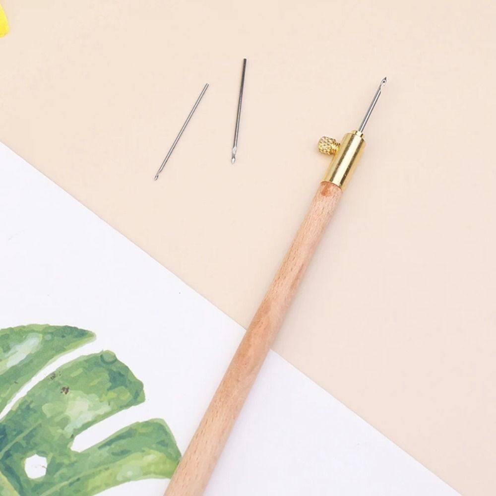 Wooden Handle Embroidery Needl - огляд і ціна Embroidery Generator
