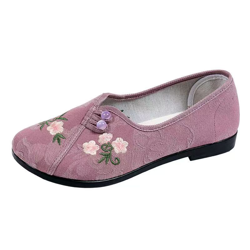 Chinese Style Women Flat sole  - огляд і ціна Embroidery Cloth