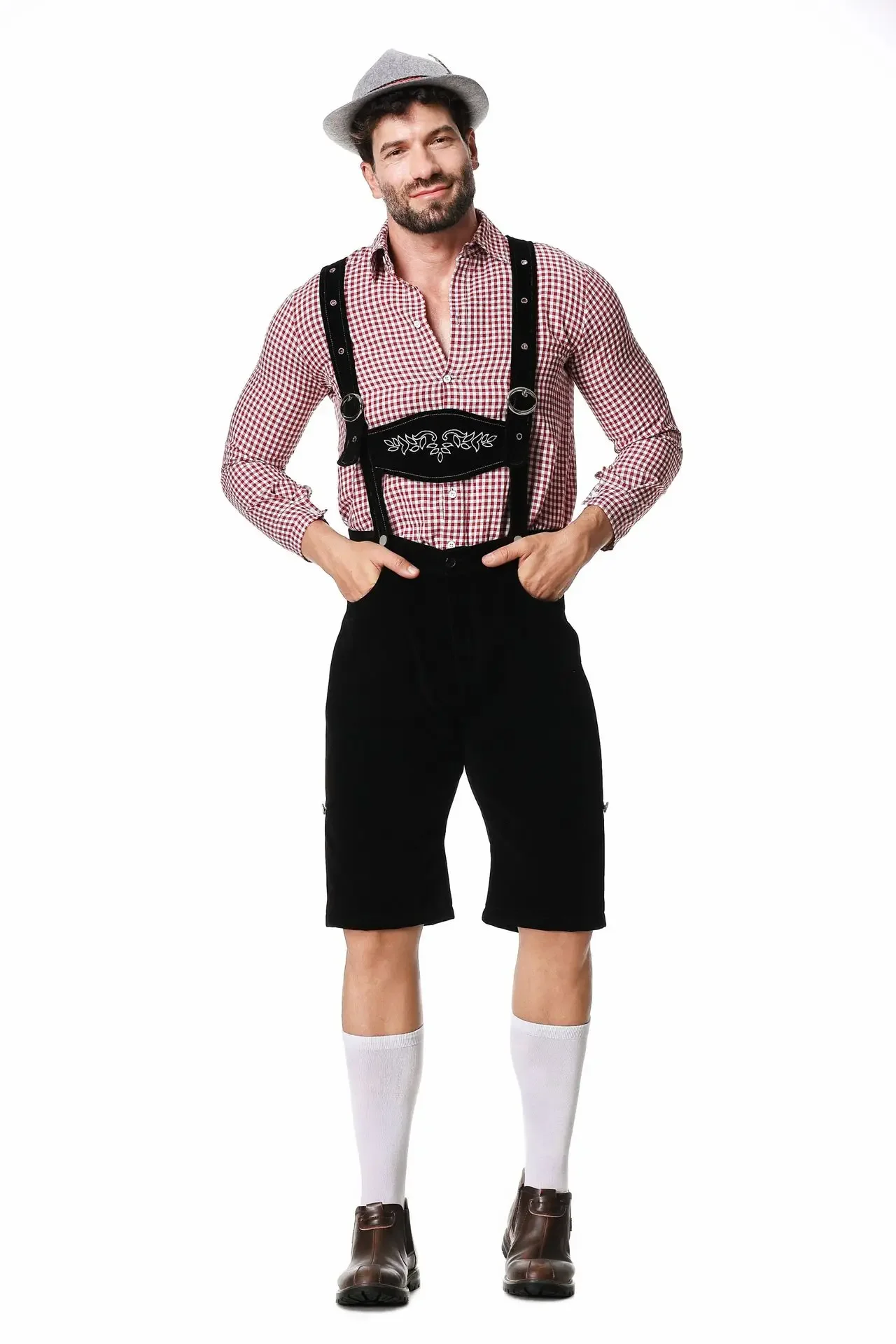 Germany Munich Traditional Okt - огляд і ціна Embroidery Men Shirt