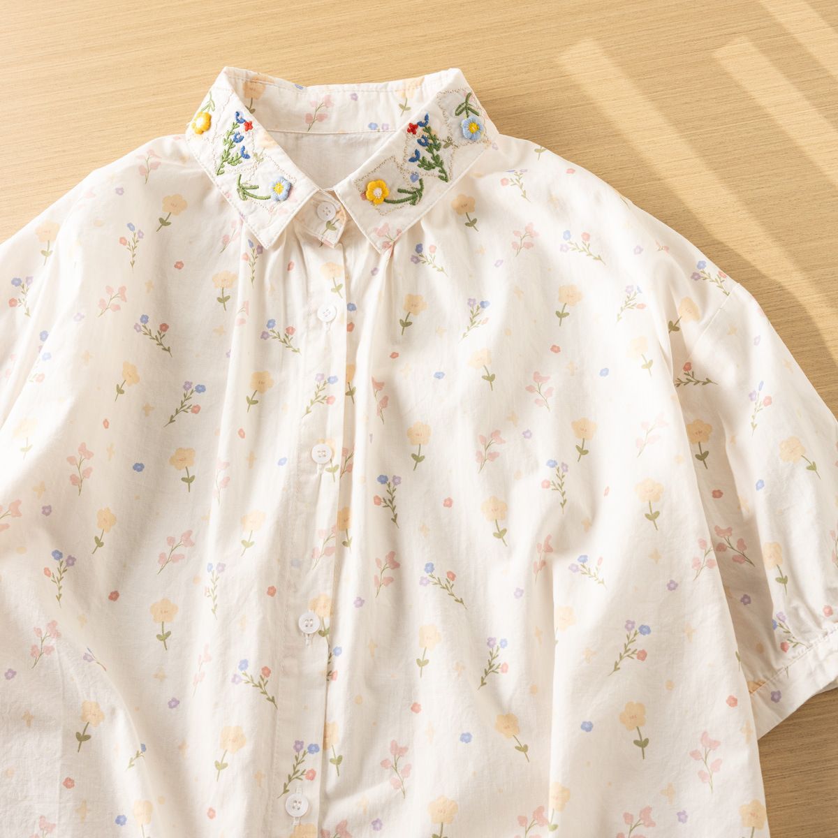Clearance sale of summer flora - огляд і ціна Embroidery Men Shirt