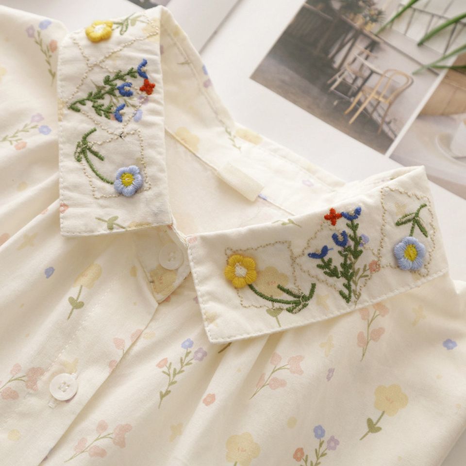 Clearance sale of summer flora - огляд і ціна Embroidery Men Shirt
