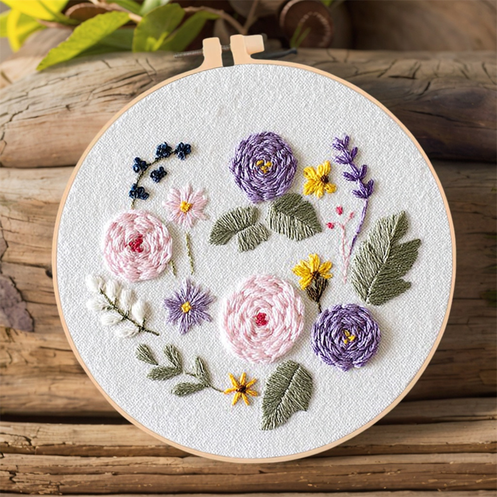 MomoArt DIY Embroidery Kit Flo - огляд і ціна Embroidery Daisy Flower